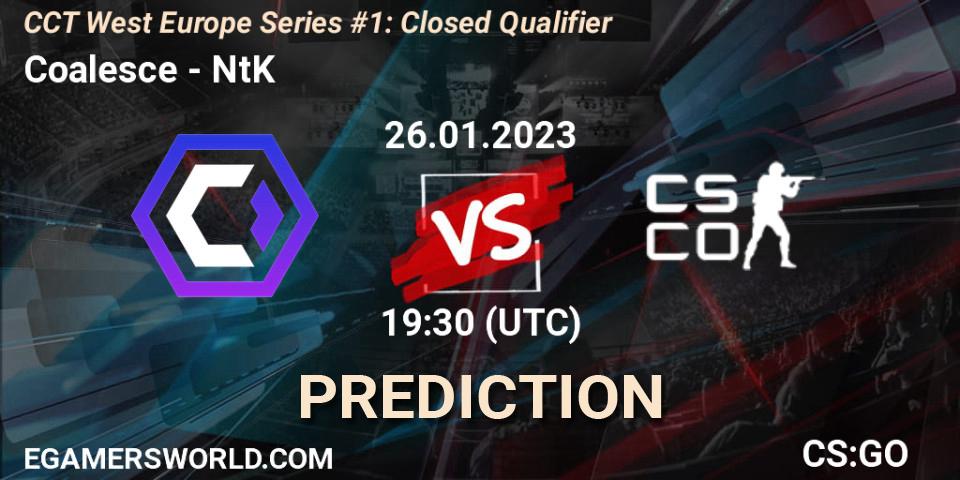 Coalesce - NtK: ennuste. 26.01.23, CS2 (CS:GO), CCT West Europe Series #1: Closed Qualifier