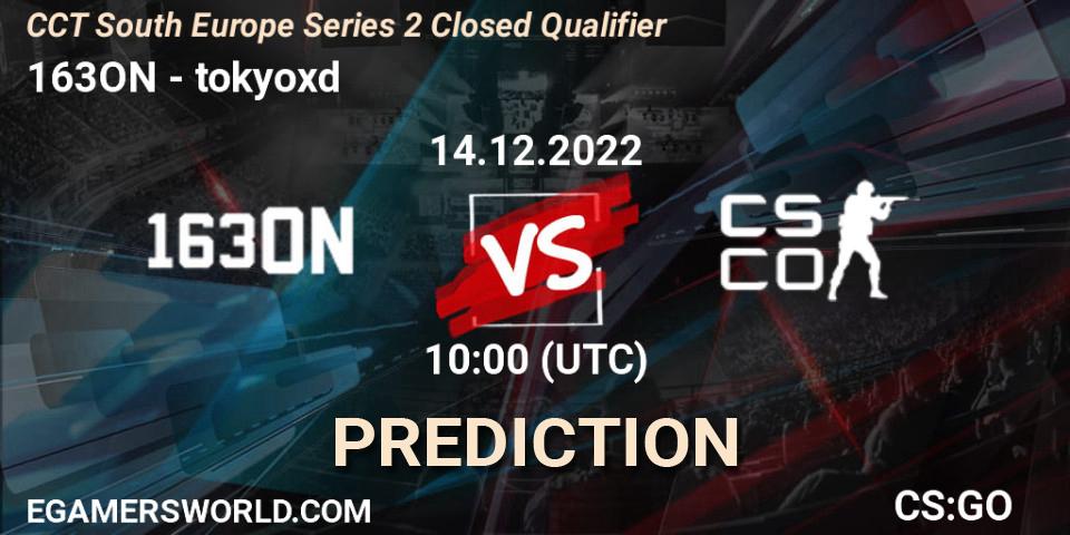 163ON - tokyoxd: ennuste. 14.12.2022 at 10:00, Counter-Strike (CS2), CCT South Europe Series 2 Closed Qualifier