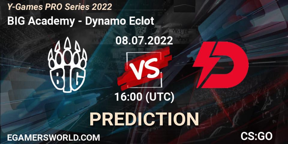 BIG Academy - Dynamo Eclot: ennuste. 08.07.2022 at 16:00, Counter-Strike (CS2), Y-Games PRO Series 2022
