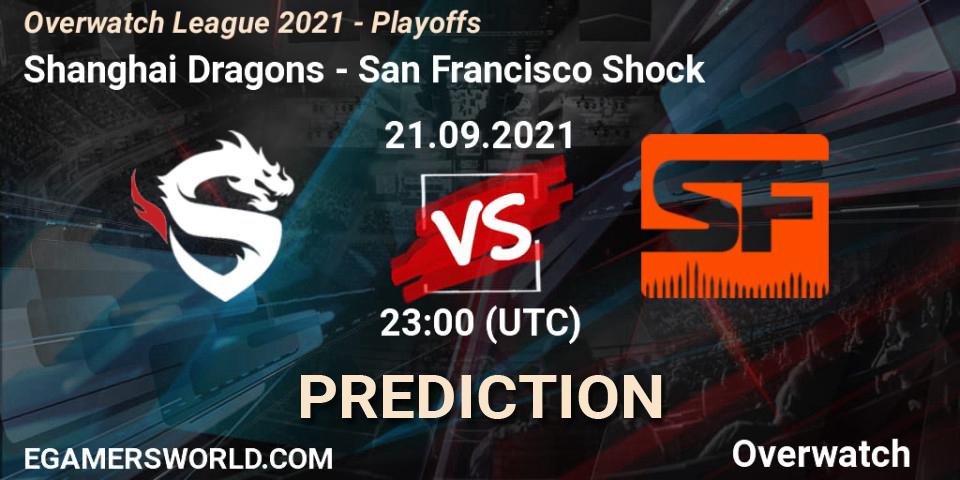 Shanghai Dragons - San Francisco Shock: ennuste. 22.09.21, Overwatch, Overwatch League 2021 - Playoffs