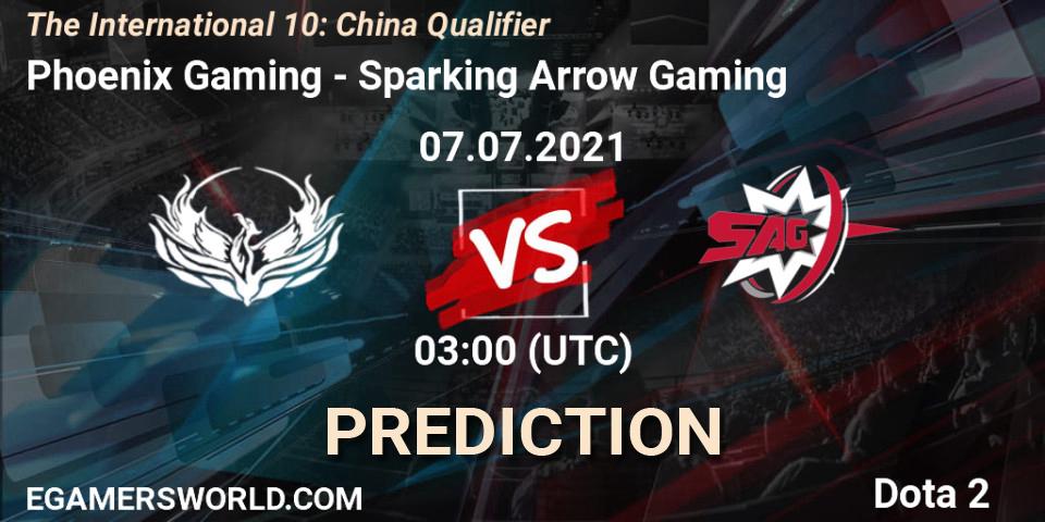 Phoenix Gaming - Sparking Arrow Gaming: ennuste. 07.07.2021 at 07:38, Dota 2, The International 10: China Qualifier