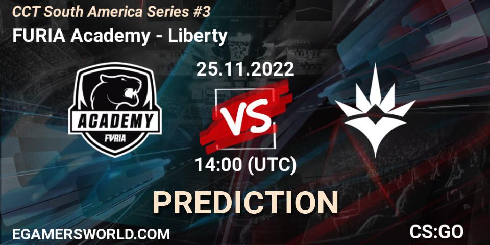FURIA Academy - Liberty: ennuste. 25.11.22, CS2 (CS:GO), CCT South America Series #3