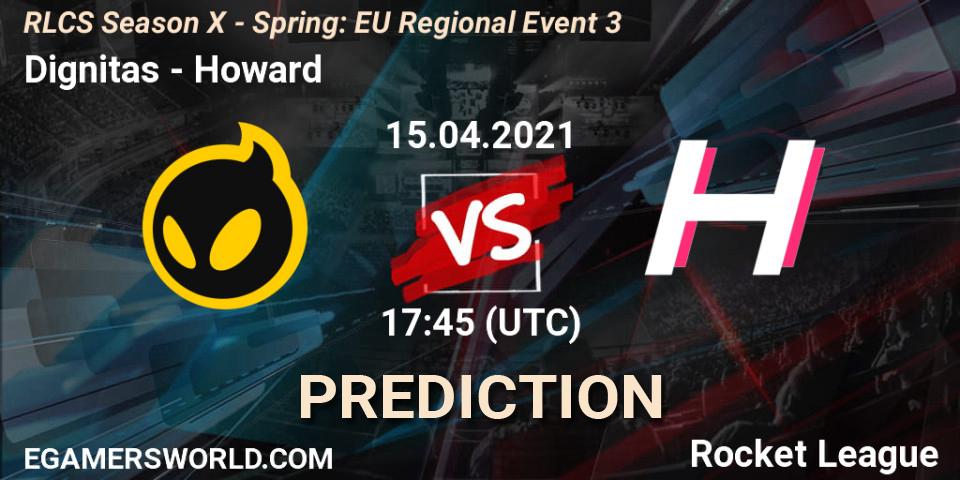 Dignitas - Howard: ennuste. 15.04.2021 at 17:45, Rocket League, RLCS Season X - Spring: EU Regional Event 3