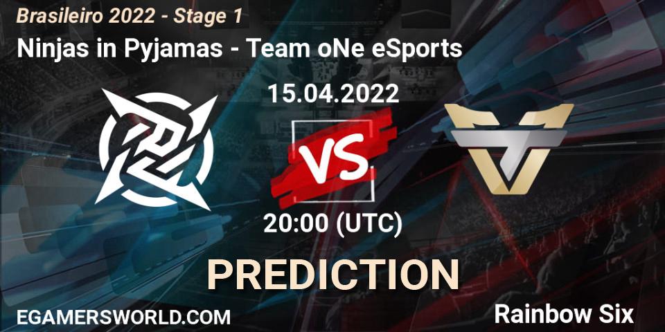 Ninjas in Pyjamas - Team oNe eSports: ennuste. 15.04.2022 at 20:00, Rainbow Six, Brasileirão 2022 - Stage 1
