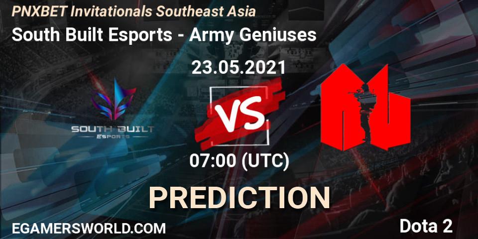 South Built Esports - Army Geniuses: ennuste. 23.05.2021 at 07:22, Dota 2, PNXBET Invitationals Southeast Asia