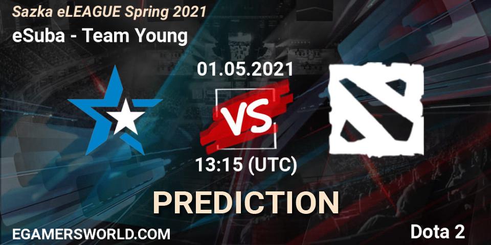 eSuba - Team Young: ennuste. 01.05.2021 at 13:13, Dota 2, Sazka eLEAGUE Spring 2021