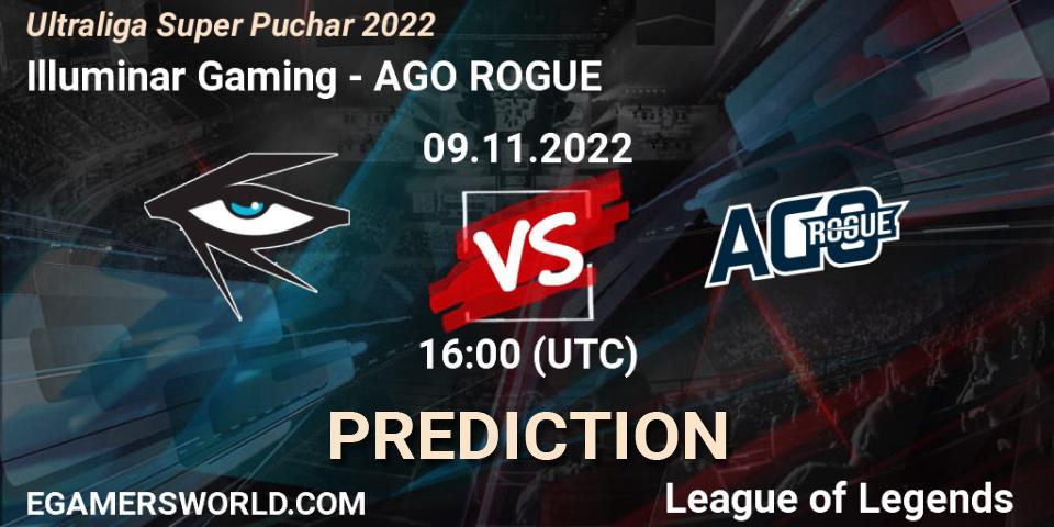 Illuminar Gaming - AGO ROGUE: ennuste. 09.11.2022 at 16:00, LoL, Ultraliga Super Puchar 2022