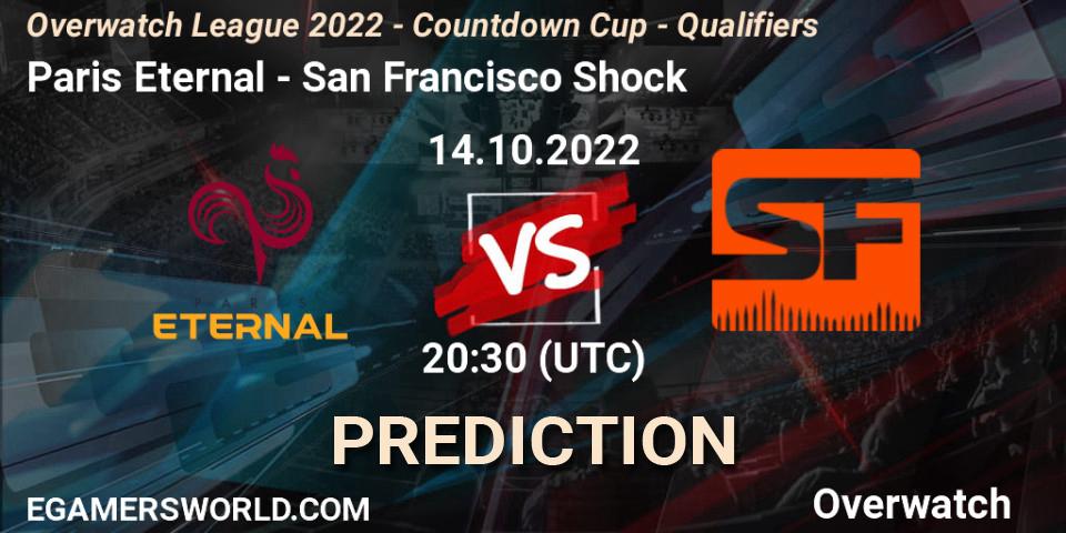 Paris Eternal - San Francisco Shock: ennuste. 14.10.22, Overwatch, Overwatch League 2022 - Countdown Cup - Qualifiers