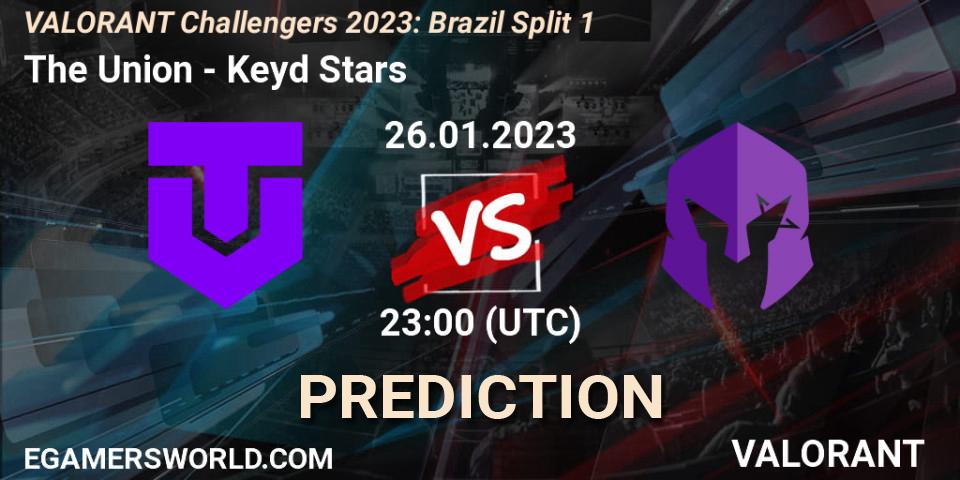 The Union - Keyd Stars: ennuste. 26.01.2023 at 23:00, VALORANT, VALORANT Challengers 2023: Brazil Split 1
