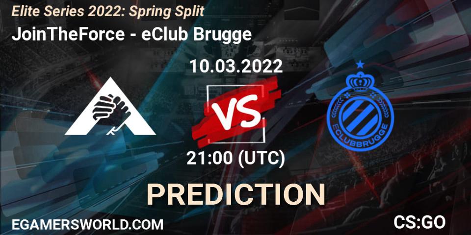 JoinTheForce - eClub Brugge: ennuste. 10.03.2022 at 21:00, Counter-Strike (CS2), Elite Series 2022: Spring Split
