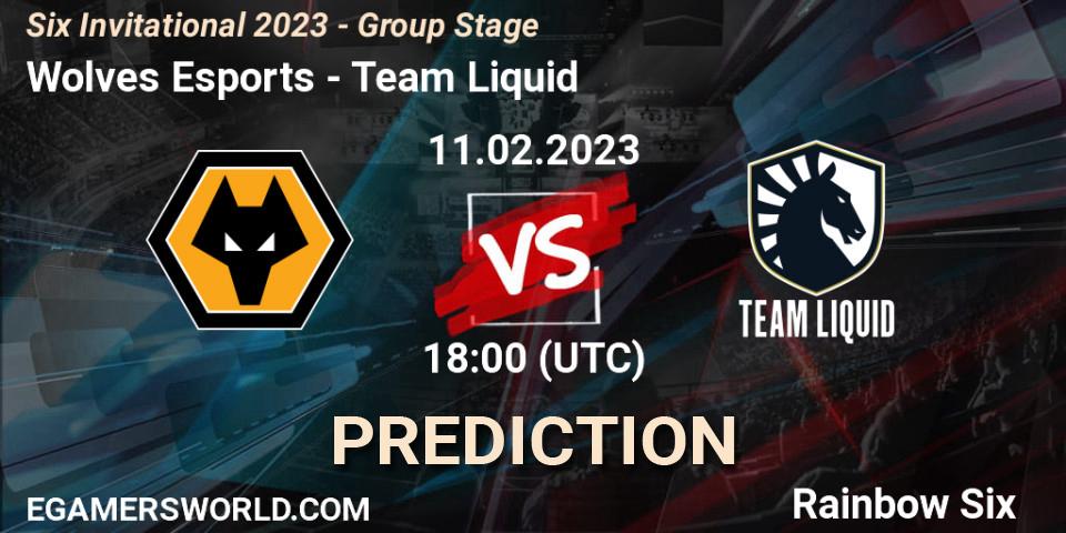 Wolves Esports - Team Liquid: ennuste. 11.02.23, Rainbow Six, Six Invitational 2023 - Group Stage