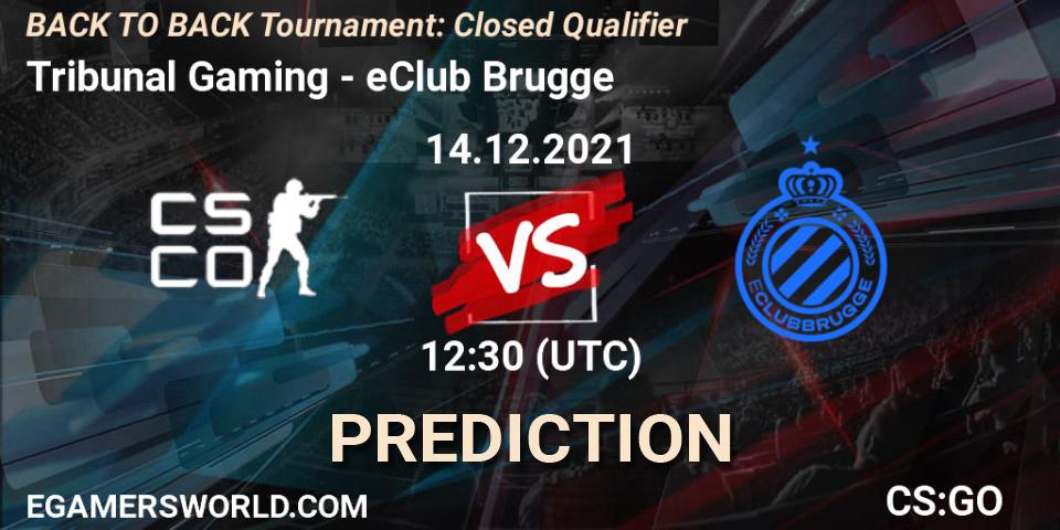 Tribunal Gaming - eClub Brugge: ennuste. 14.12.2021 at 12:30, Counter-Strike (CS2), BACK TO BACK Tournament: Closed Qualifier