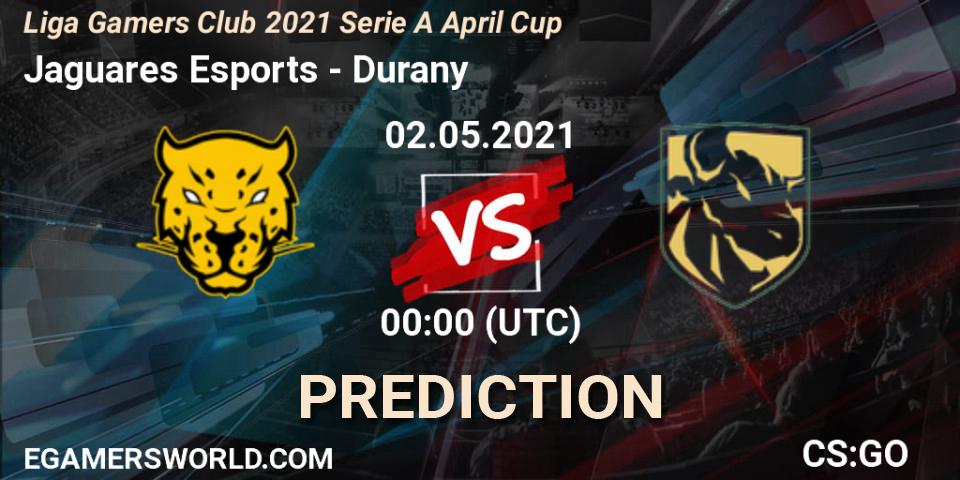 Jaguares Esports - Durany: ennuste. 01.05.2021 at 23:30, Counter-Strike (CS2), Liga Gamers Club 2021 Serie A April Cup
