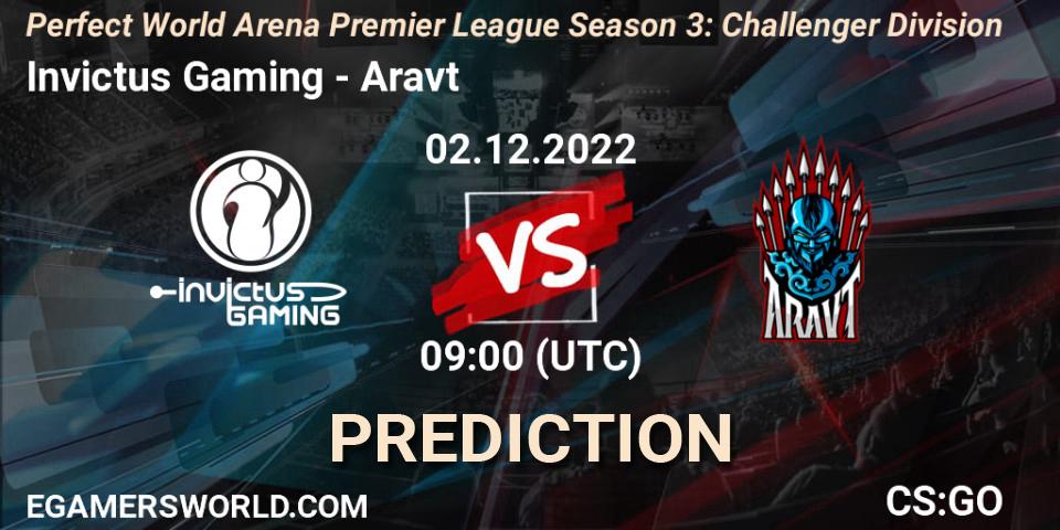 Invictus Gaming - Aravt: ennuste. 02.12.22, CS2 (CS:GO), Perfect World Arena Premier League Season 3: Challenger Division