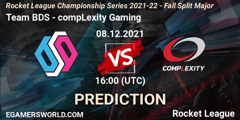 Team BDS - compLexity Gaming: ennuste. 08.12.2021 at 17:00, Rocket League, RLCS 2021-22 - Fall Split Major