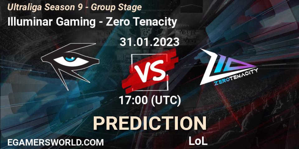 Illuminar Gaming - Zero Tenacity: ennuste. 31.01.23, LoL, Ultraliga Season 9 - Group Stage