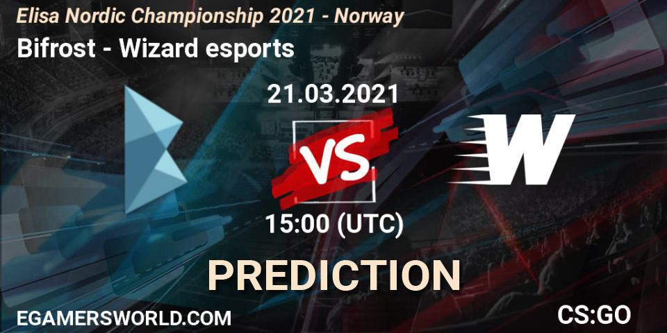Bifrost - Wizard esports: ennuste. 21.03.2021 at 15:00, Counter-Strike (CS2), Elisa Nordic Championship 2021 - Norway