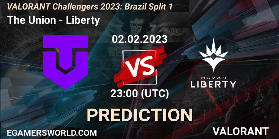 The Union - Liberty: ennuste. 02.02.23, VALORANT, VALORANT Challengers 2023: Brazil Split 1