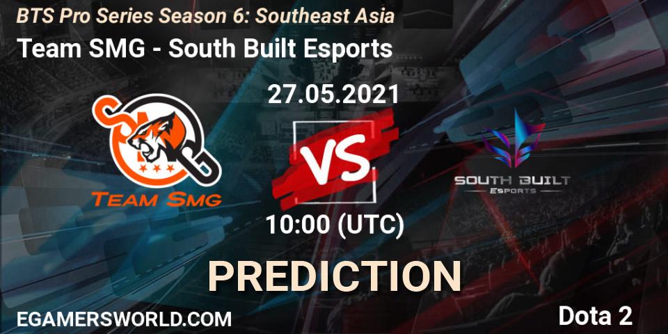 Team SMG - South Built Esports: ennuste. 27.05.2021 at 10:08, Dota 2, BTS Pro Series Season 6: Southeast Asia