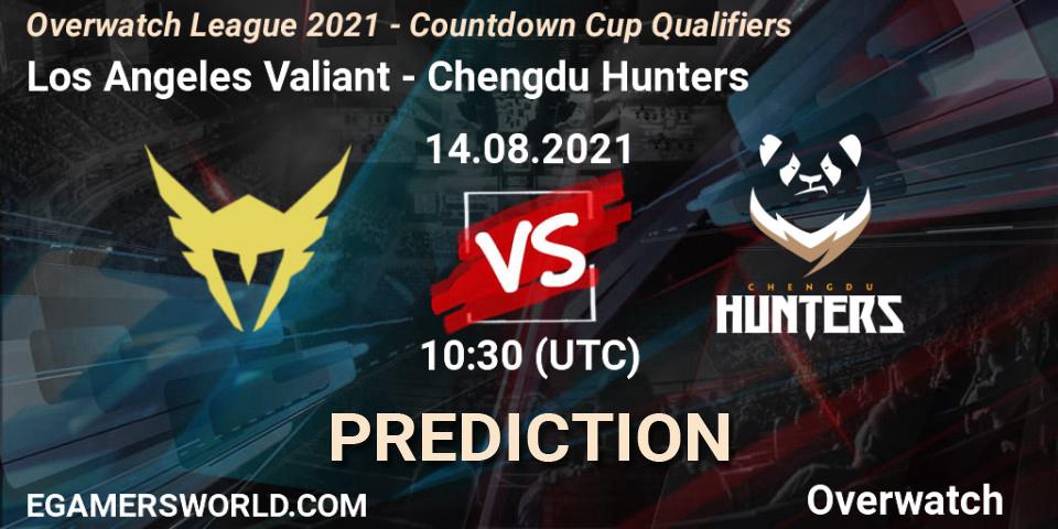 Los Angeles Valiant - Chengdu Hunters: ennuste. 14.08.2021 at 09:00, Overwatch, Overwatch League 2021 - Countdown Cup Qualifiers