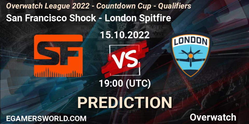 San Francisco Shock - London Spitfire: ennuste. 15.10.22, Overwatch, Overwatch League 2022 - Countdown Cup - Qualifiers