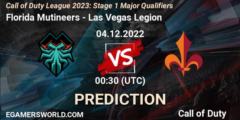 Florida Mutineers - Las Vegas Legion: ennuste. 04.12.2022 at 00:30, Call of Duty, Call of Duty League 2023: Stage 1 Major Qualifiers