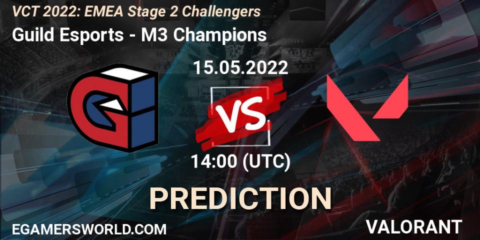 Guild Esports - M3 Champions: ennuste. 15.05.2022 at 14:00, VALORANT, VCT 2022: EMEA Stage 2 Challengers