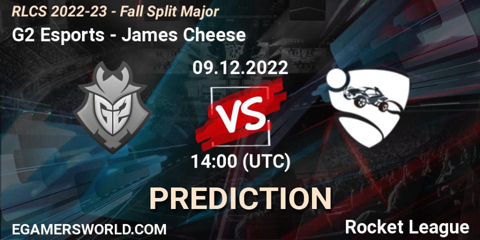 G2 Esports - James Cheese: ennuste. 09.12.22, Rocket League, RLCS 2022-23 - Fall Split Major