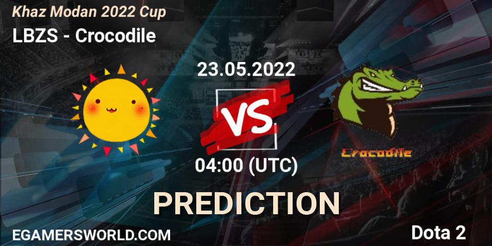 LBZS - Crocodile: ennuste. 23.05.2022 at 04:15, Dota 2, Khaz Modan 2022 Cup