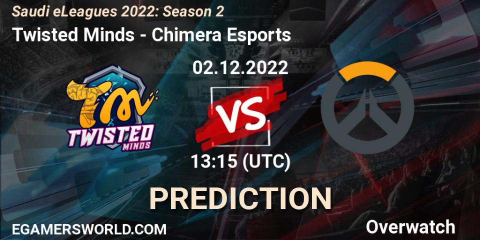Twisted Minds - Chimera Esports: ennuste. 02.12.22, Overwatch, Saudi eLeagues 2022: Season 2