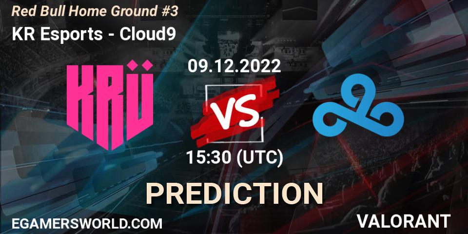 KRÜ Esports - Cloud9: ennuste. 09.12.22, VALORANT, Red Bull Home Ground #3