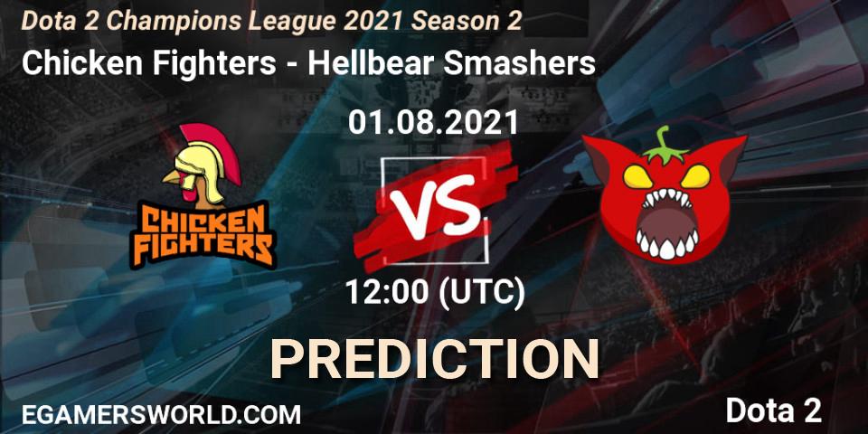 Chicken Fighters - Hellbear Smashers: ennuste. 01.08.2021 at 15:26, Dota 2, Dota 2 Champions League 2021 Season 2