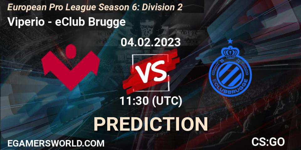 Viperio - eClub Brugge: ennuste. 04.02.23, CS2 (CS:GO), European Pro League Season 6: Division 2
