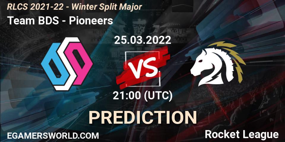 Team BDS - Pioneers: ennuste. 25.03.22, Rocket League, RLCS 2021-22 - Winter Split Major