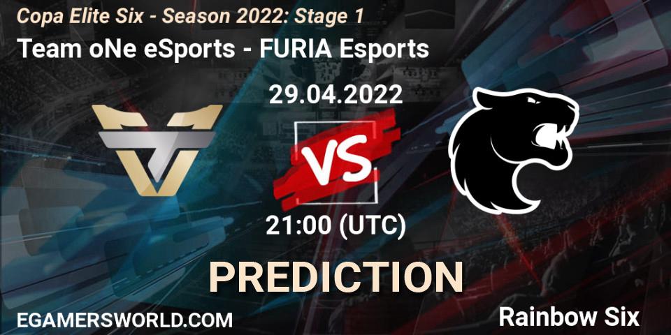 Team oNe eSports - FURIA Esports: ennuste. 29.04.2022 at 21:00, Rainbow Six, Copa Elite Six - Season 2022: Stage 1