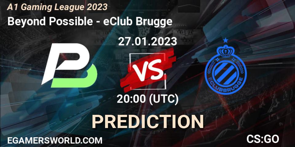 Beyond Possible - eClub Brugge: ennuste. 27.01.2023 at 20:30, Counter-Strike (CS2), A1 Gaming League 2023