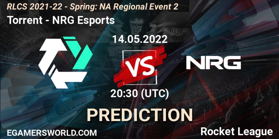 Torrent - NRG Esports: ennuste. 14.05.22, Rocket League, RLCS 2021-22 - Spring: NA Regional Event 2