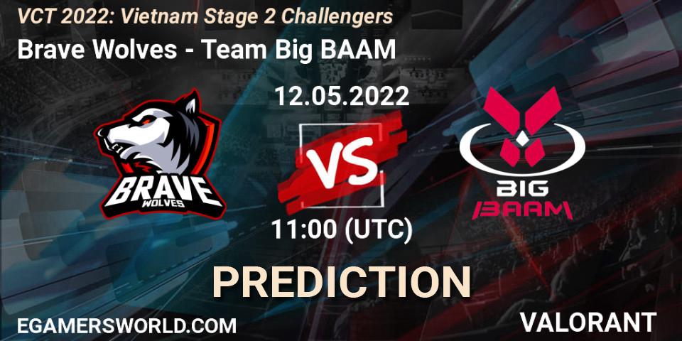 Brave Wolves - Team Big BAAM: ennuste. 12.05.2022 at 11:00, VALORANT, VCT 2022: Vietnam Stage 2 Challengers