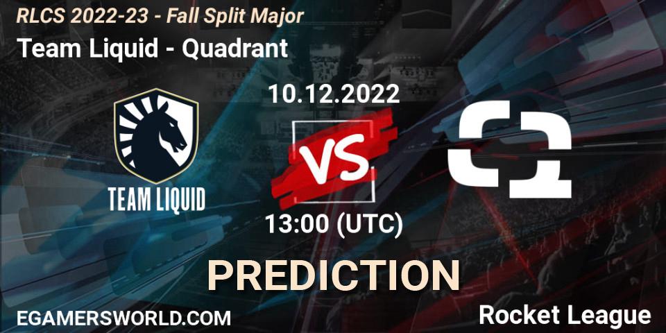 Team Liquid - Quadrant: ennuste. 10.12.22, Rocket League, RLCS 2022-23 - Fall Split Major
