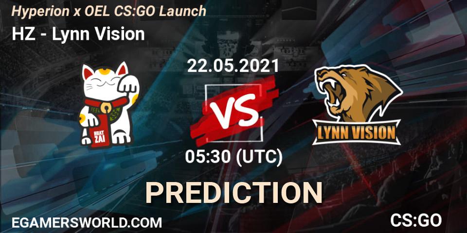 HZ - Lynn Vision: ennuste. 22.05.21, CS2 (CS:GO), Hyperion x OEL CS:GO Launch