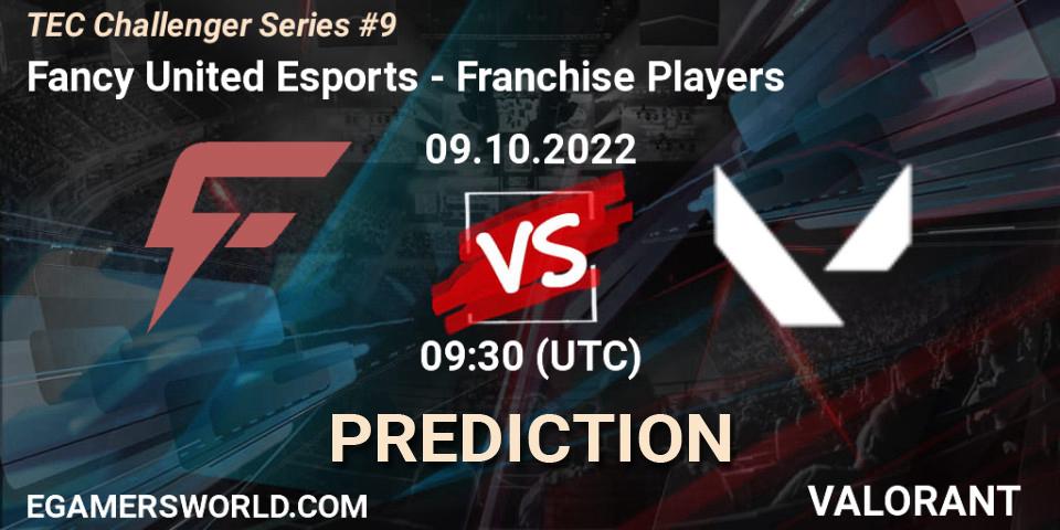Fancy United Esports - Franchise Players: ennuste. 09.10.2022 at 10:00, VALORANT, TEC Challenger Series #9