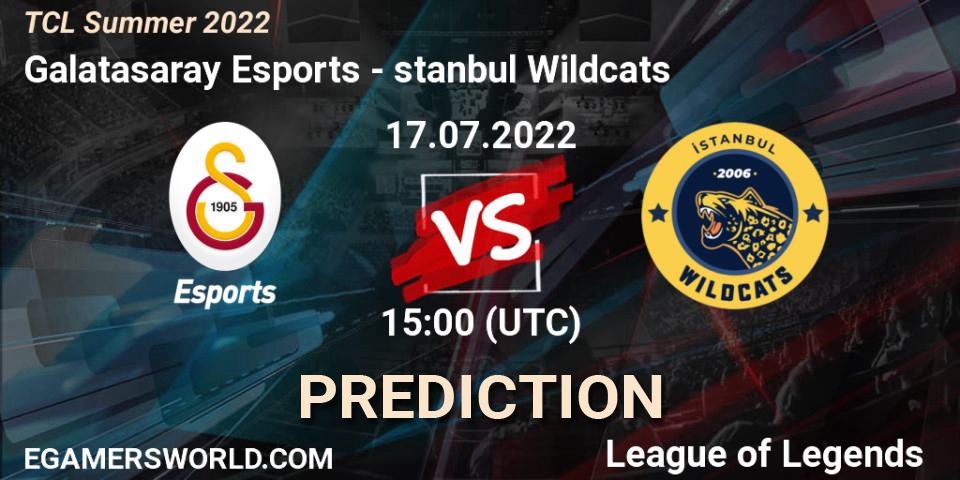 Galatasaray Esports - İstanbul Wildcats: ennuste. 17.07.22, LoL, TCL Summer 2022