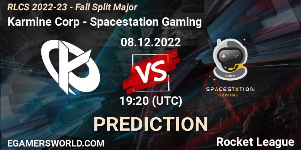 Karmine Corp - Spacestation Gaming: ennuste. 08.12.22, Rocket League, RLCS 2022-23 - Fall Split Major