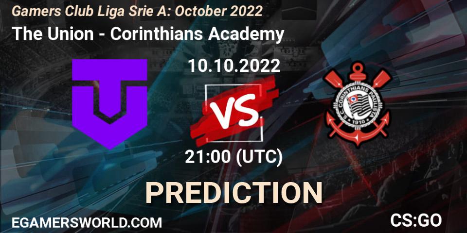 The Union - Corinthians Academy: ennuste. 10.10.22, CS2 (CS:GO), Gamers Club Liga Série A: October 2022