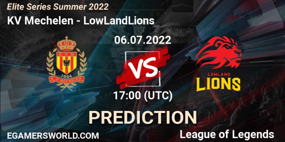 KV Mechelen - LowLandLions: ennuste. 06.07.22, LoL, Elite Series Summer 2022