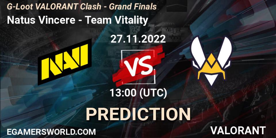 Natus Vincere - Team Vitality: ennuste. 27.11.22, VALORANT, G-Loot VALORANT Clash - Grand Finals