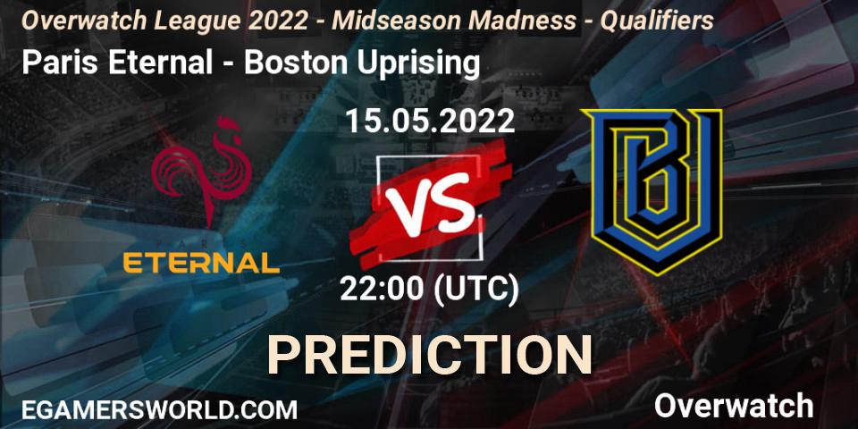 Paris Eternal - Boston Uprising: ennuste. 26.06.22, Overwatch, Overwatch League 2022 - Midseason Madness - Qualifiers