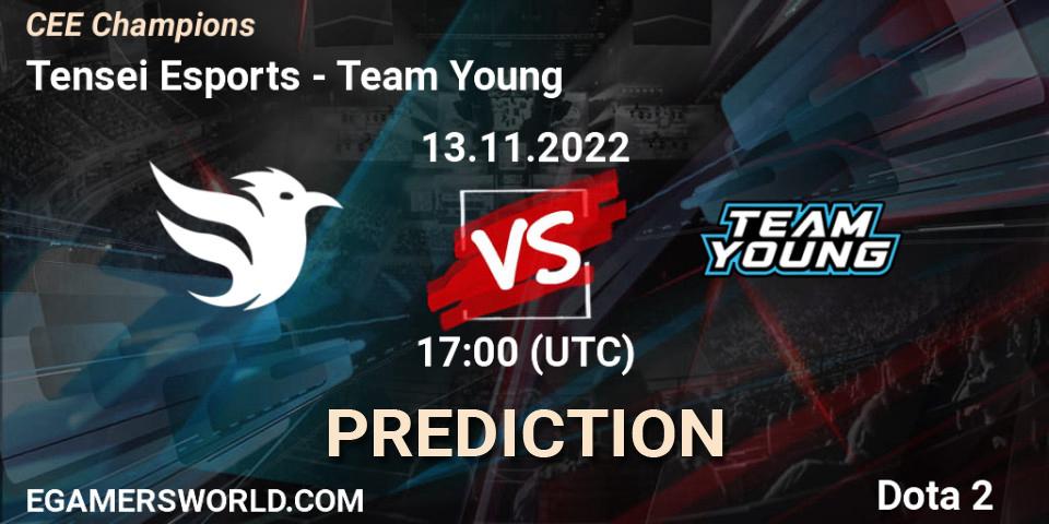Tensei Esports - Team Young: ennuste. 13.11.2022 at 17:00, Dota 2, CEE Champions
