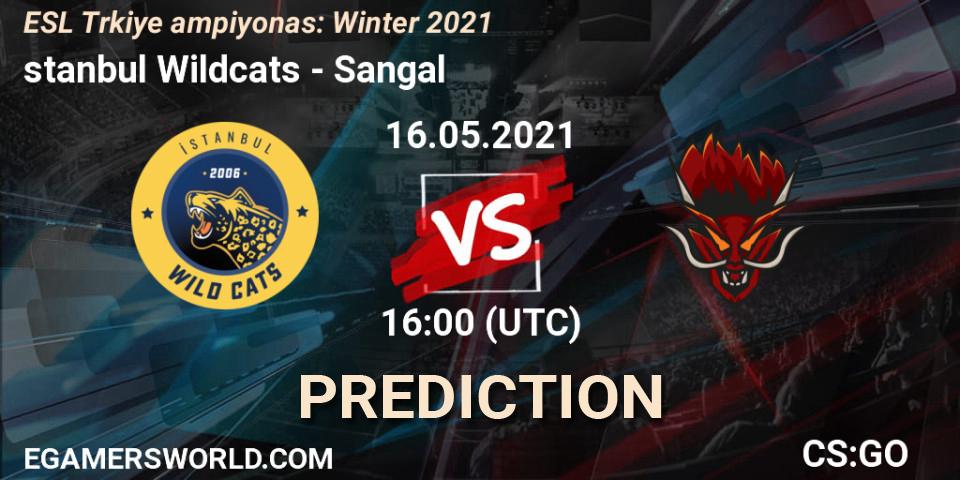 İstanbul Wildcats - Sangal: ennuste. 16.05.2021 at 16:00, Counter-Strike (CS2), ESL Türkiye Şampiyonası: Winter 2021