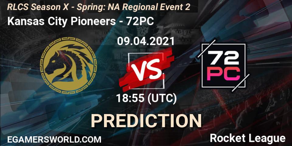 Kansas City Pioneers - 72PC: ennuste. 09.04.2021 at 18:55, Rocket League, RLCS Season X - Spring: NA Regional Event 2